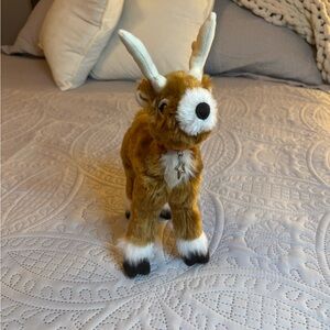 American Girl Brown and White Plush Reindeer‎